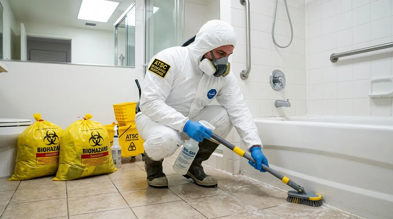 Decontamination equipment deployed for Blood Cleanup in Lucas Valley-Marinwood